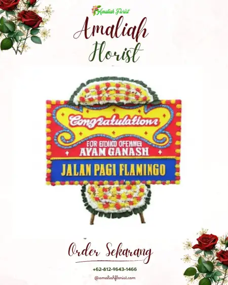 Sewa Papan Bunga Ujung Alih